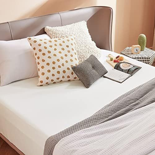 2000TC Fitted Sheet Set - white - Single