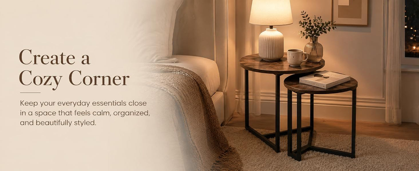 Nesting Side Tables Set of 2