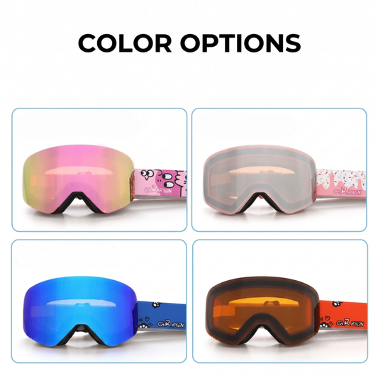 Kids Ski Goggles - pink