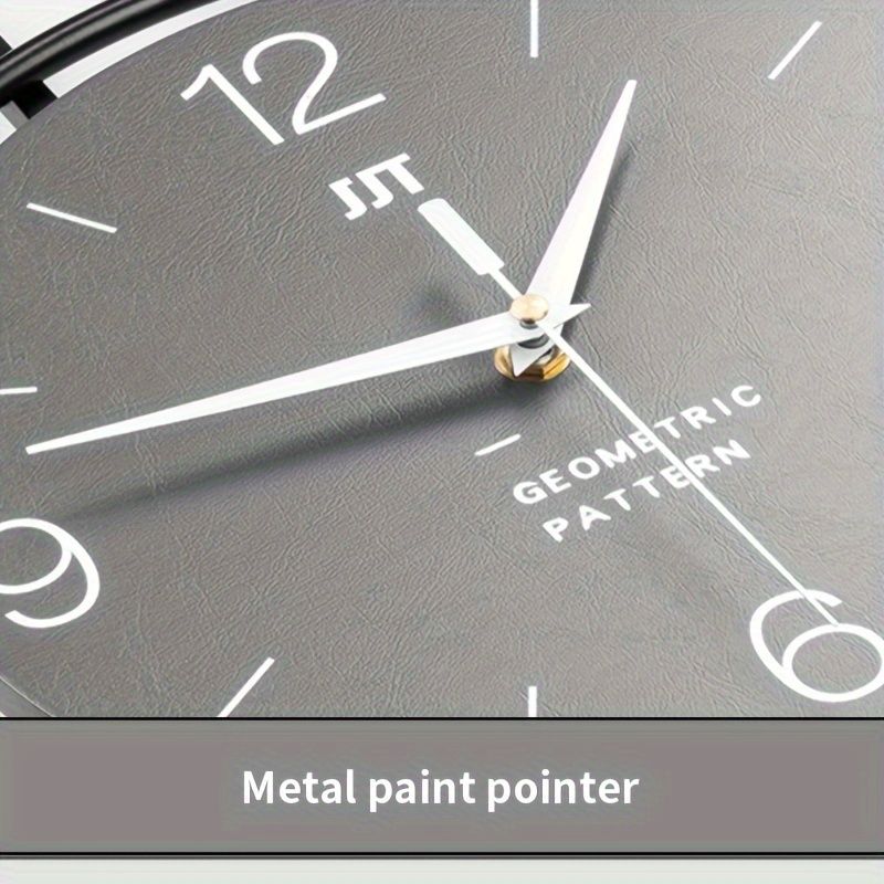 Geometric Wall Clock - Gold