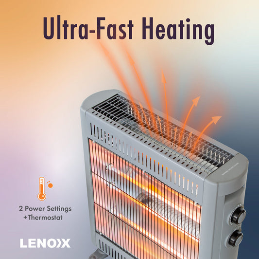 Lenoxx 2200W Quartz Infrared Radiant Heater