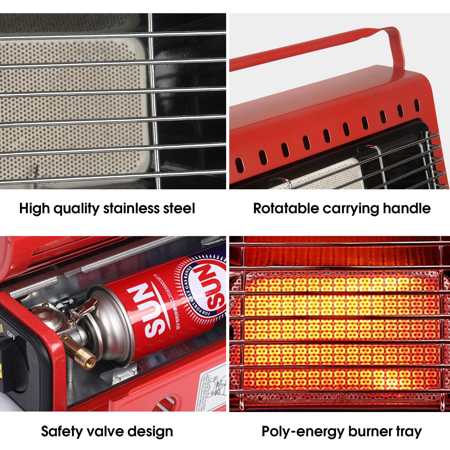 Portable Butane Gas Heater & Cooker