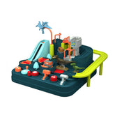 Dinosaur Track Car Adventure Toy Pull Back Christmas Gift