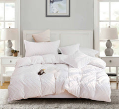 Elisa Gentle Wave Jacquard Duvet Cover Queen