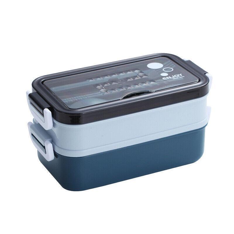 Stainless Steel Bento Box - Blue