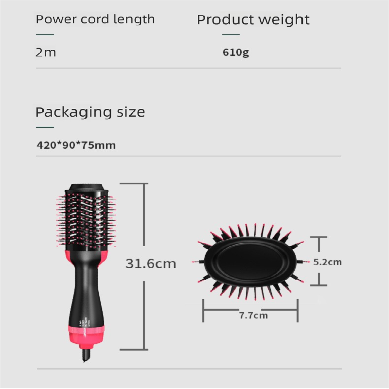 Dual Voltage Hair Styler for Smooth, Voluminous Blowouts