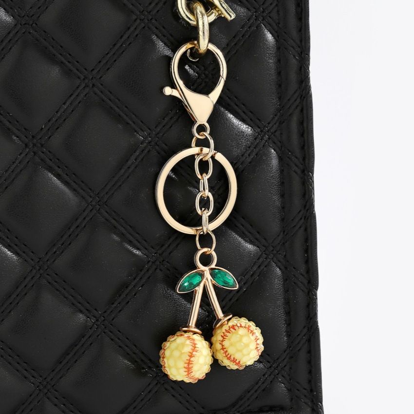 Baseball Keychains 2 Pack - Yellow
