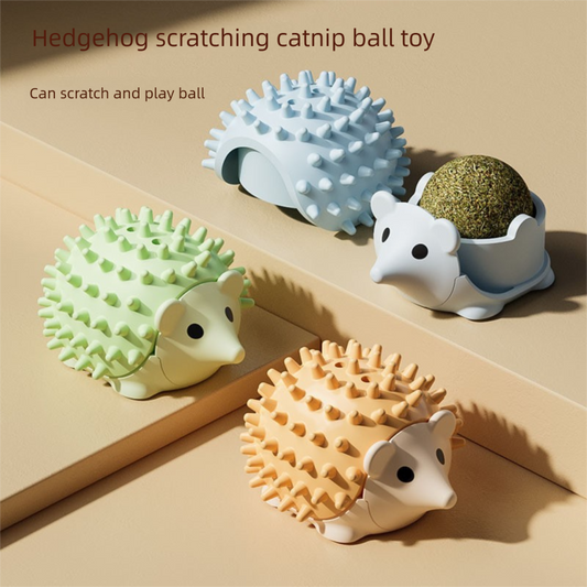 3-Pack Cat Hedgehog Lick Toys