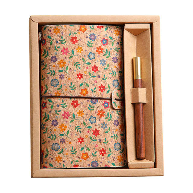 Mini Rose Retro A6 Travelers Leather Notebook