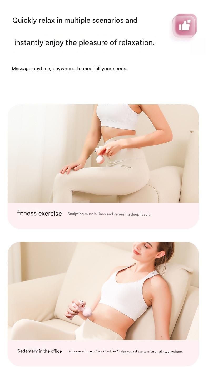 Pocket-Sized Deep Tissue Percussion Massager with 4 Speeds