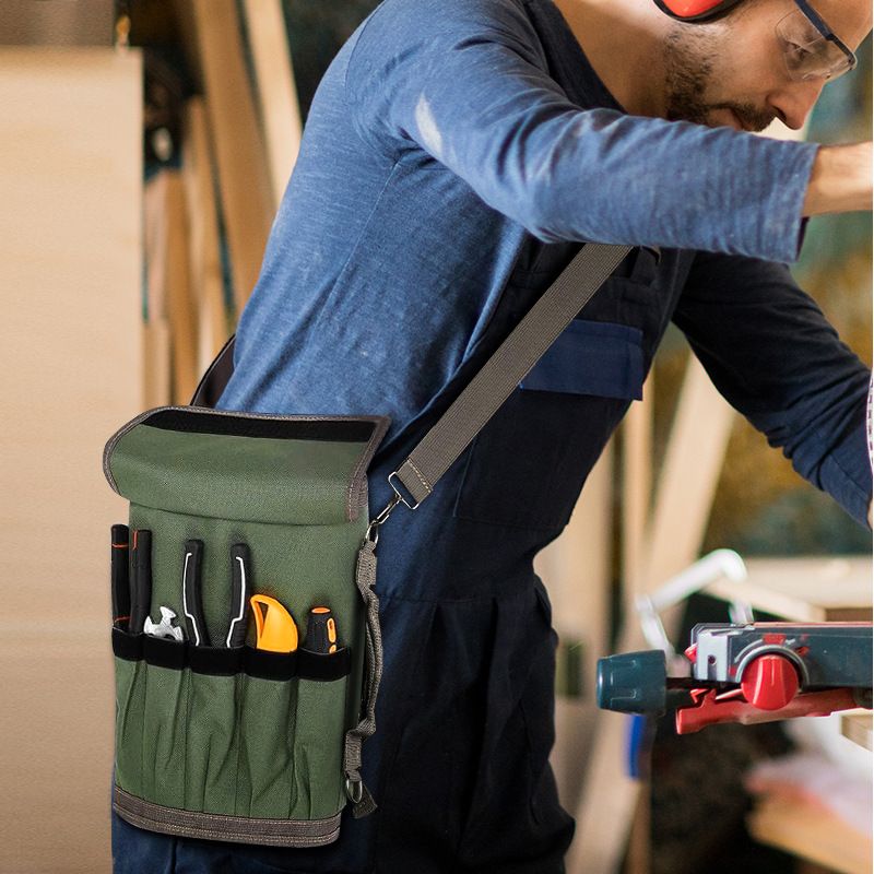 Multi-Pocket Storage for Electricians, Mechanics & DIY Enthusiasts