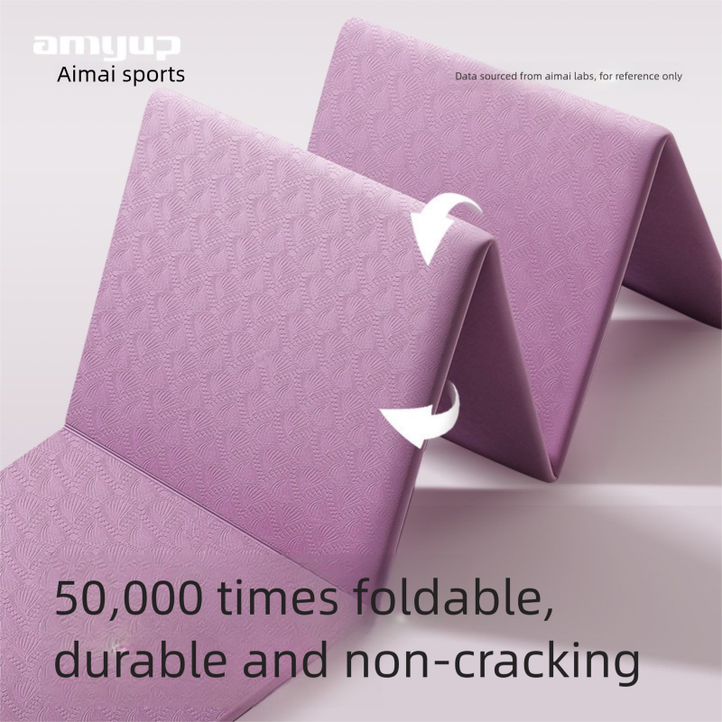 Pink Foldable Yoga Mat