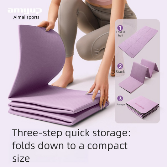 Pink Foldable Yoga Mat