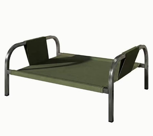 Green Raised Pet Bed - 50 x 40 x 20 cm