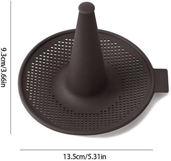 Perforated Non-Stick Pastry Pans with Cone Center (6-Piece, Coffee)