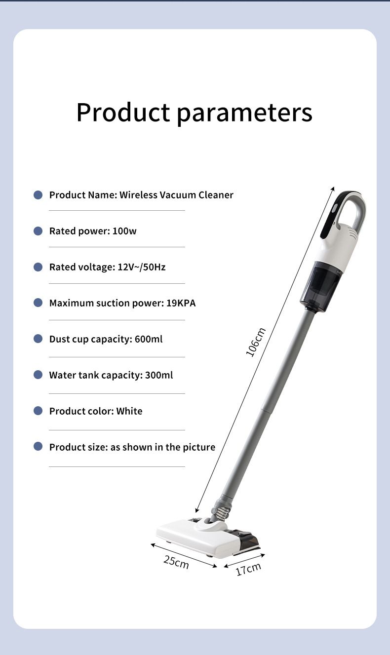 Wireless Stick Vacuum & Smart Mop