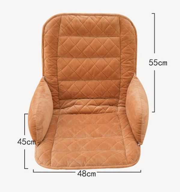 Lumbar Support Pad with Detachable Armrests