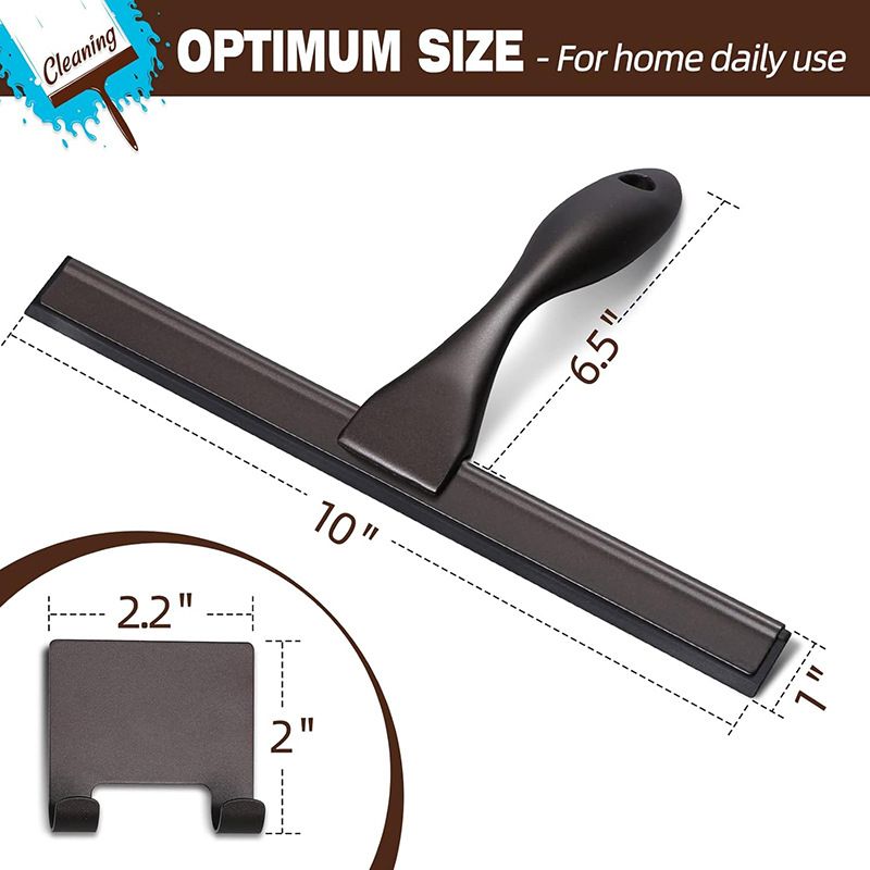 Silver Stainless Steel Glass Squeegee