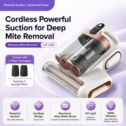 Blue & Gold UV Mattress Vacuum Cleaner