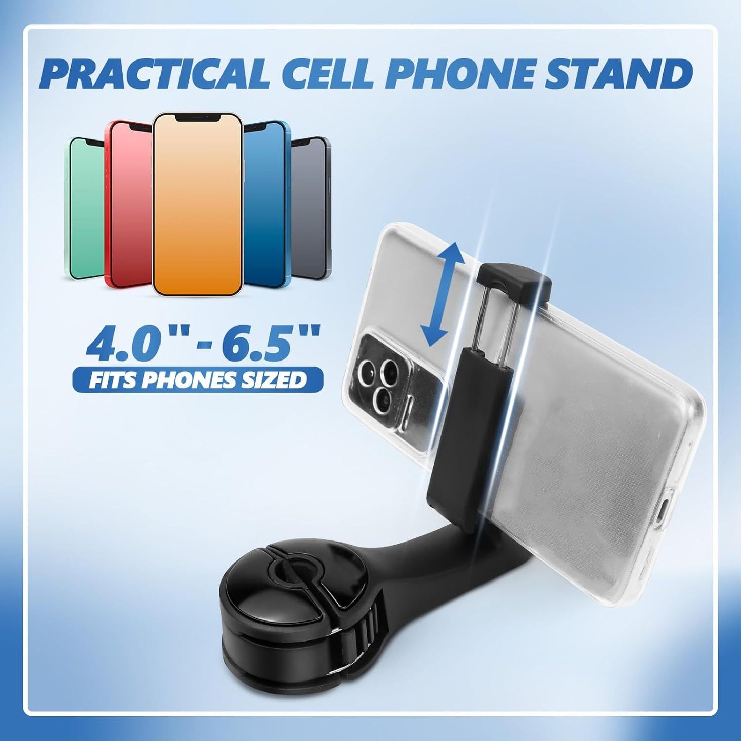 Car Drink Carrier & Headrest Phone Holder Set