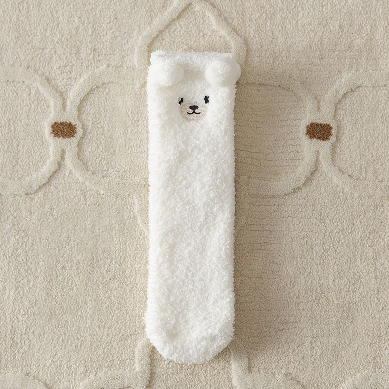 Women's Plush Slippers & Socks Set - XL