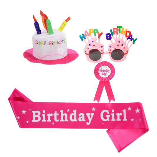Party Accessory with Matching Glasses and Medals and Shoulder Straps