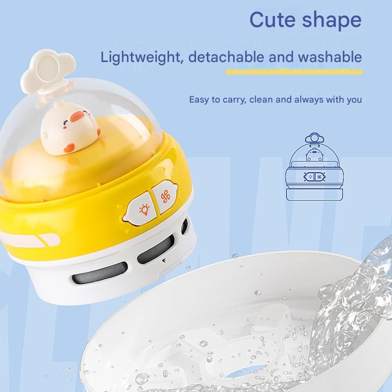 Yellow-Duck Mini Animal Desktop Vacuum Cleaner for Keyboard, Eraser Shavings, Desk