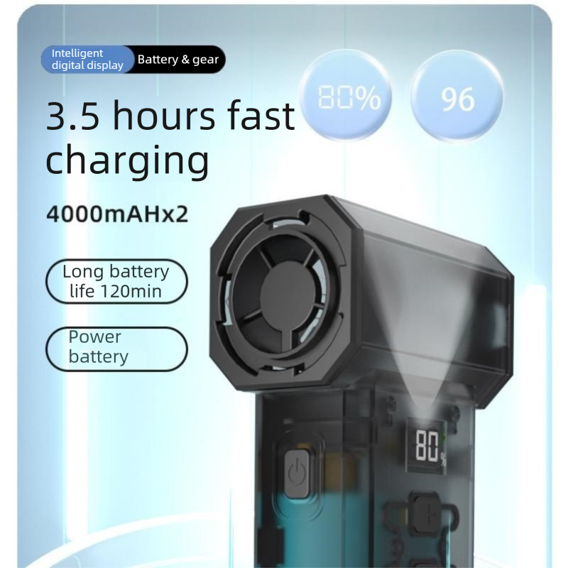 Portable Vacuum & Air Blower - Black