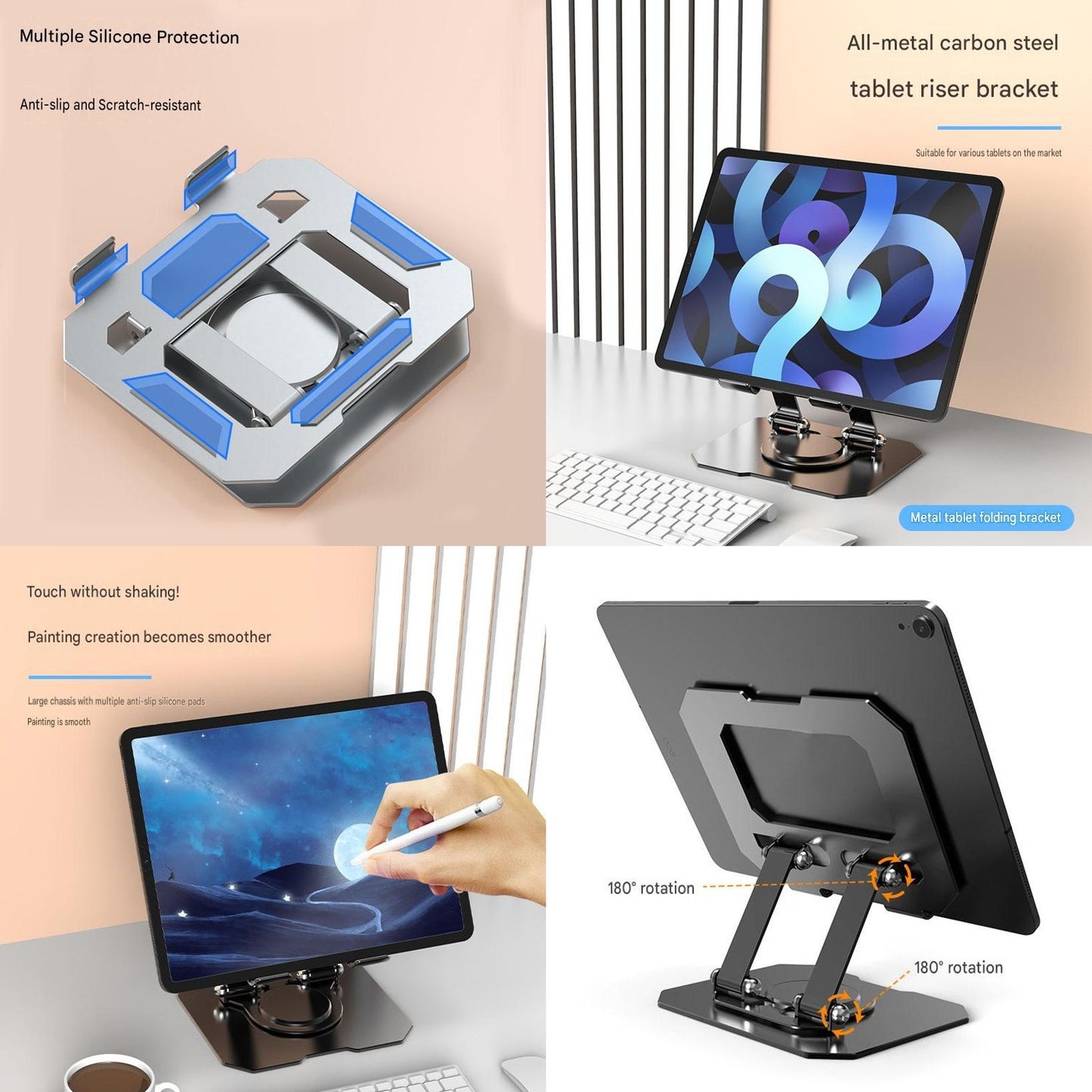 Study Focus Timer & Tablet Stand Set - Black