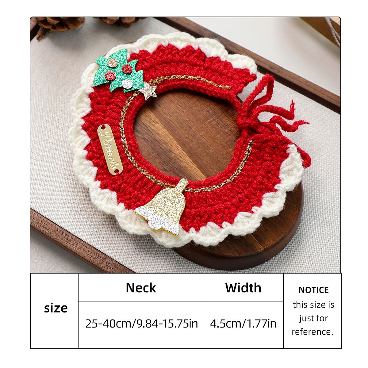 Christmas Pet Collar - Tree Bell