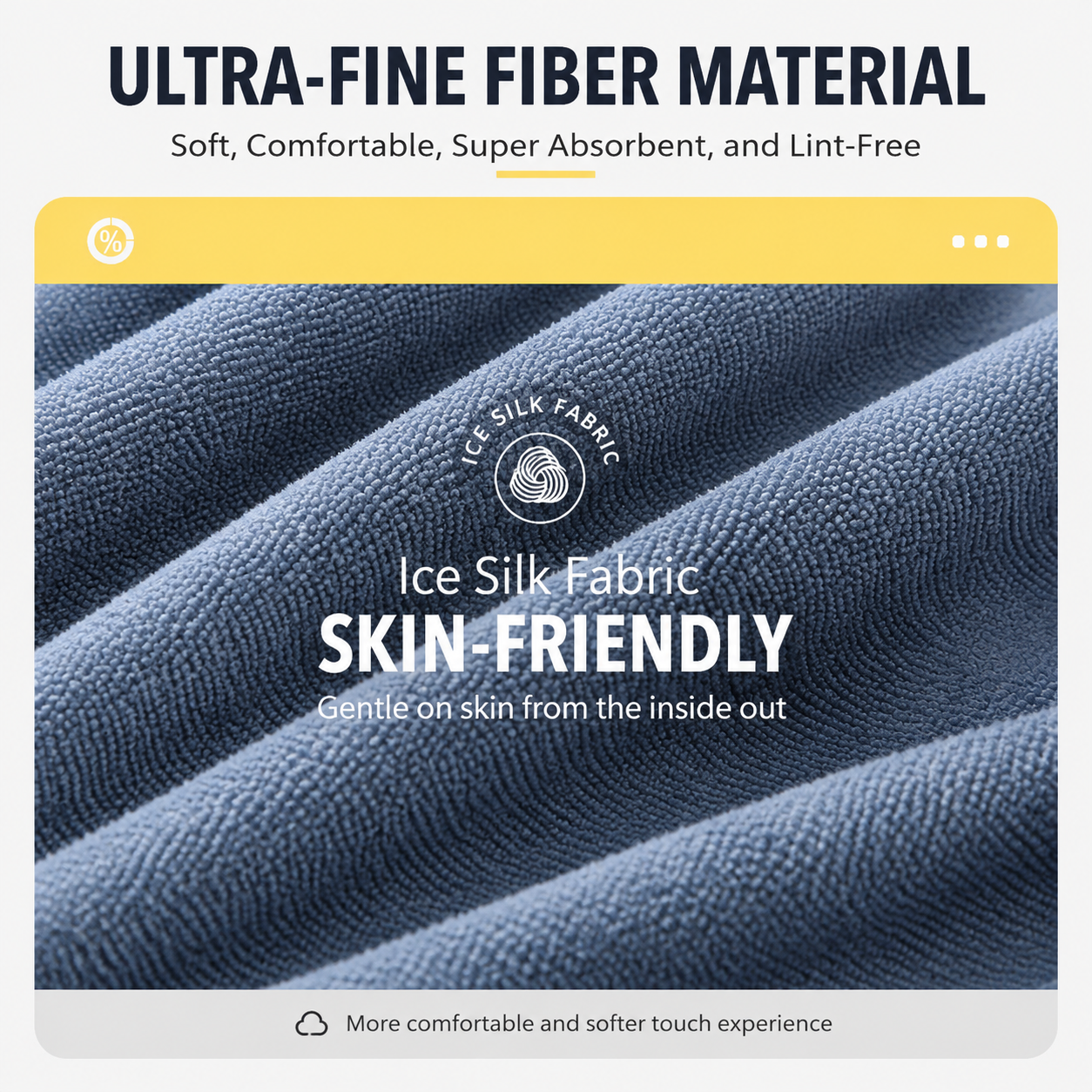 Men's Microfiber Bath Wrap - Navy