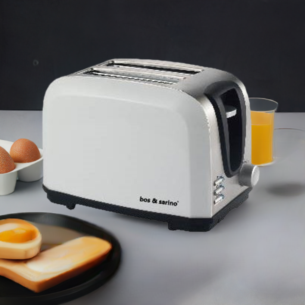 BOS & SARINO 2-Slice Toaster - White