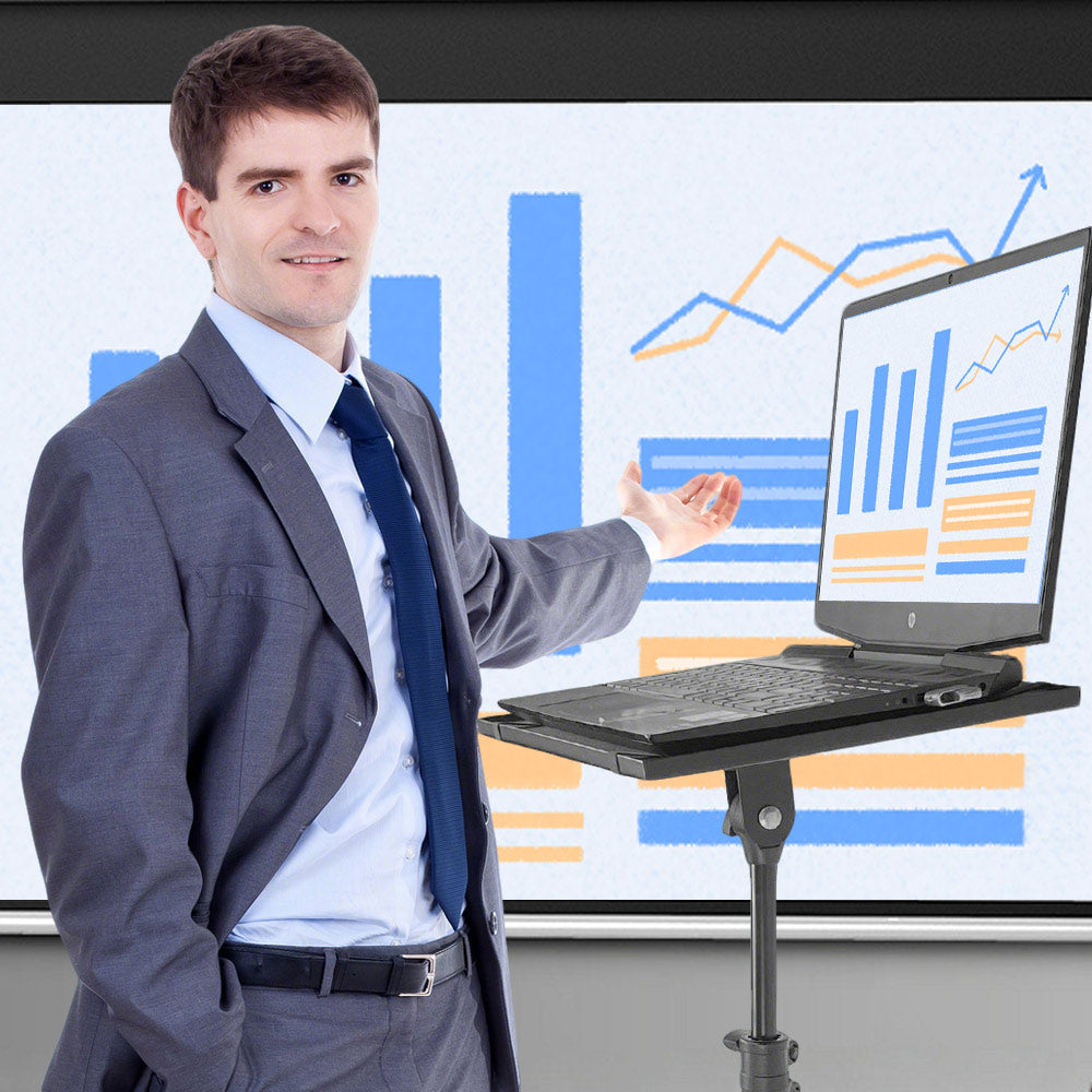 Mobile Laptop & Projector Stand 82-170cm