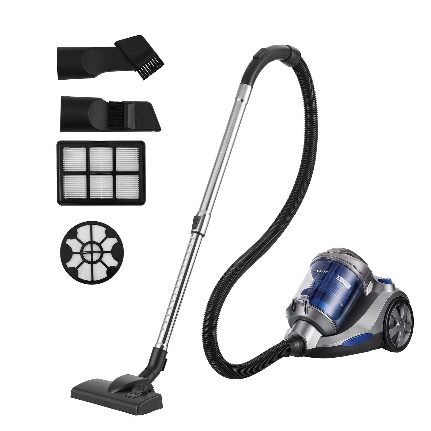 Devanti Bagless Canister Vacuum - 2000W
