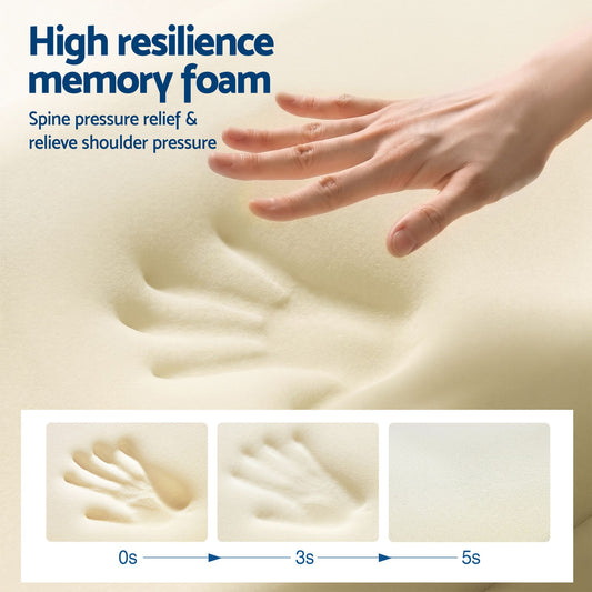 RoomSense Cooling Memory Foam Pillow - Queen 70 x 40 x 10cm