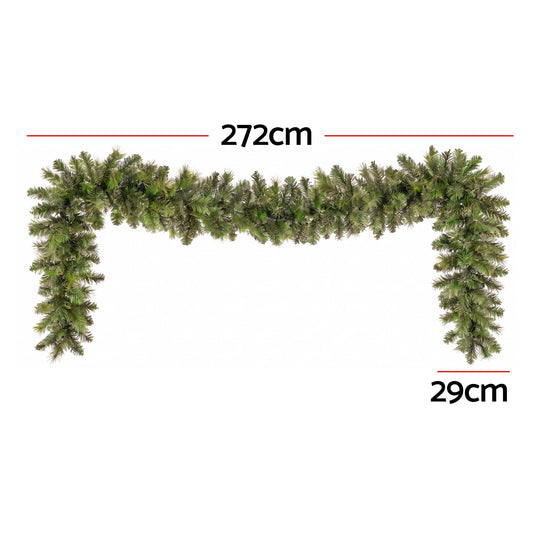 Jingle Jollys LED Christmas Garland - 2.7m