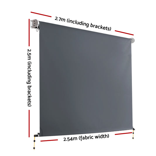Instahut 2.7x2.5m Outdoor Privacy Blind