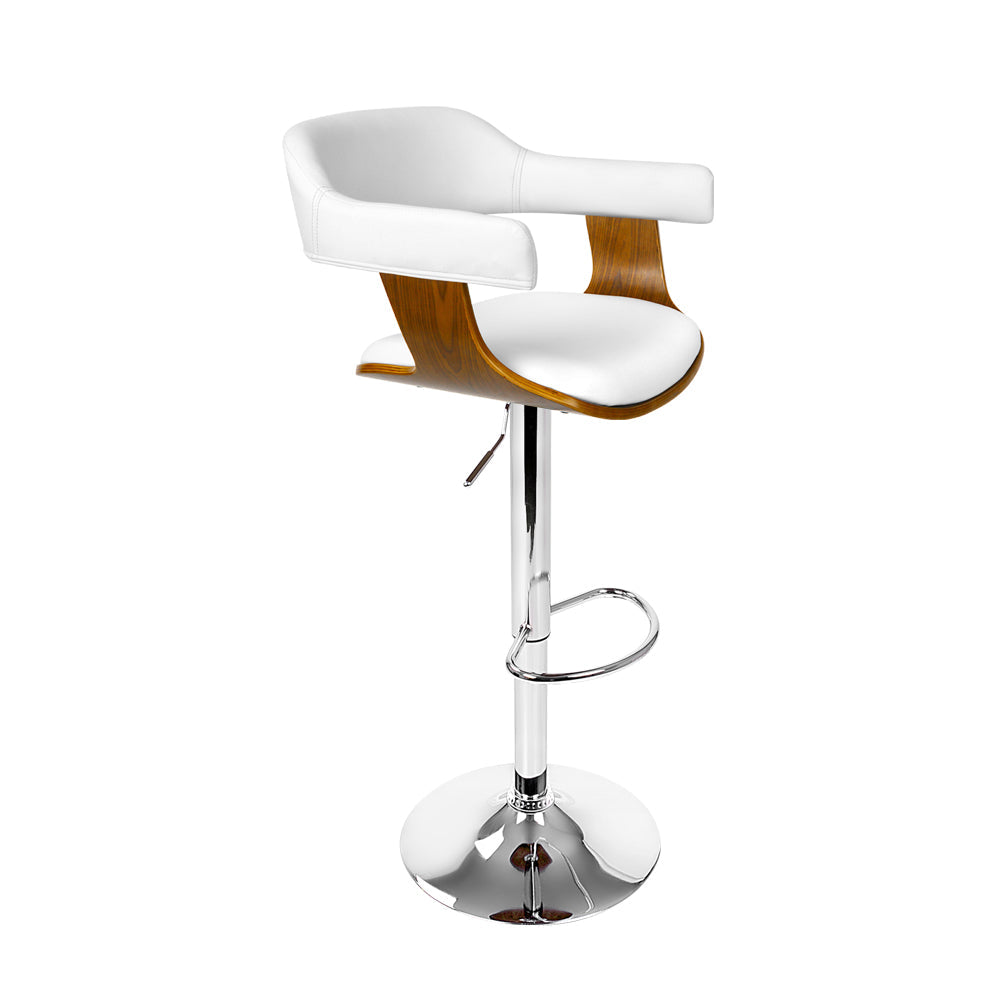 Artiss Wooden PU Leather Bar Stool