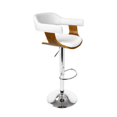 Artiss Wooden PU Leather Bar Stool