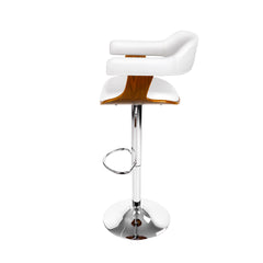 Artiss Wooden PU Leather Bar Stool