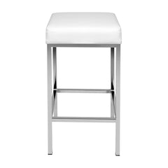 Artiss Set of 2 PU Leather Backless Bar Stools