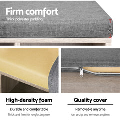 Artiss Bench Wooden Shoe Rack