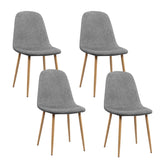 Artiss Set of 4 Adamas Fabric Dining Chairs