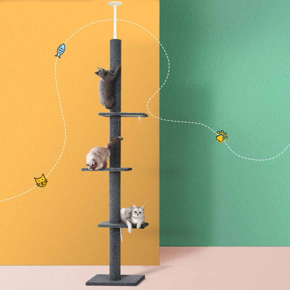 i.Pet 290cm Floor-to-Ceiling Cat Tree