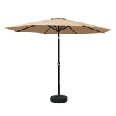 Outdoor Umbrella 3m Base Beach Pole Garden Beige