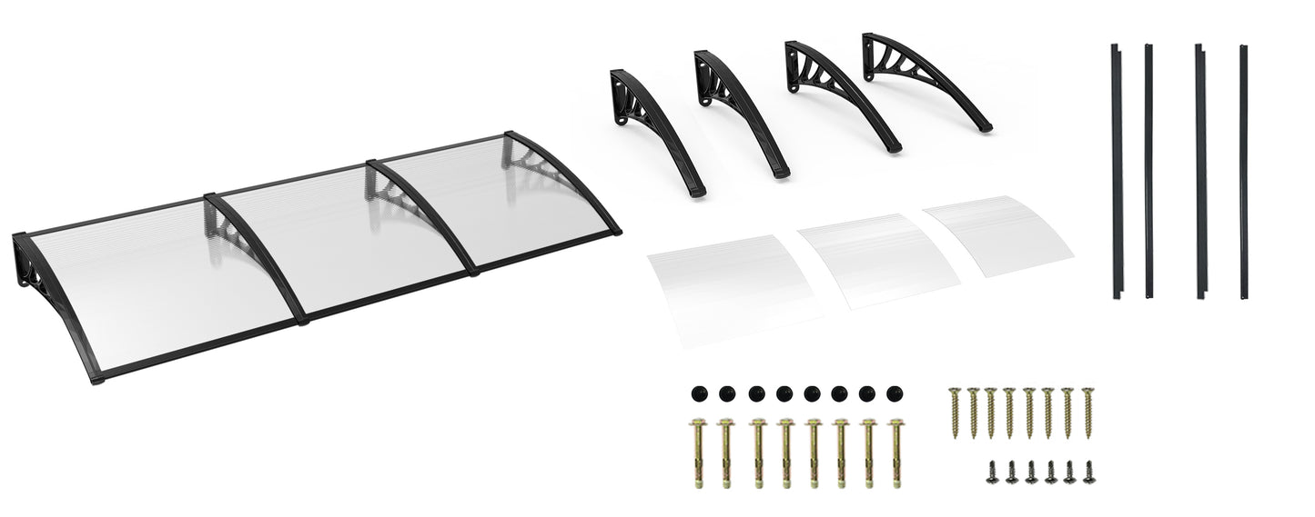 Clearance Window Door Awning Canopy 3 x 1m