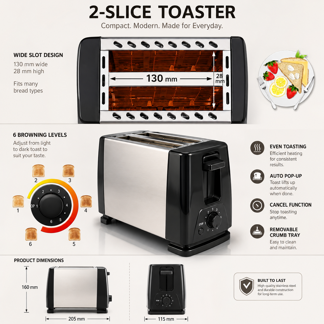 Toaster - Black
