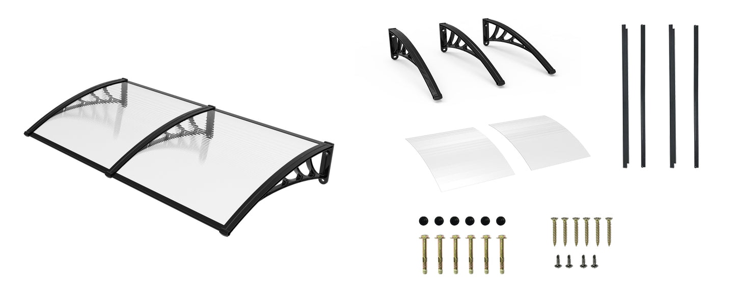 Clearance Window Door Awning Canopy 1.5 x 1m