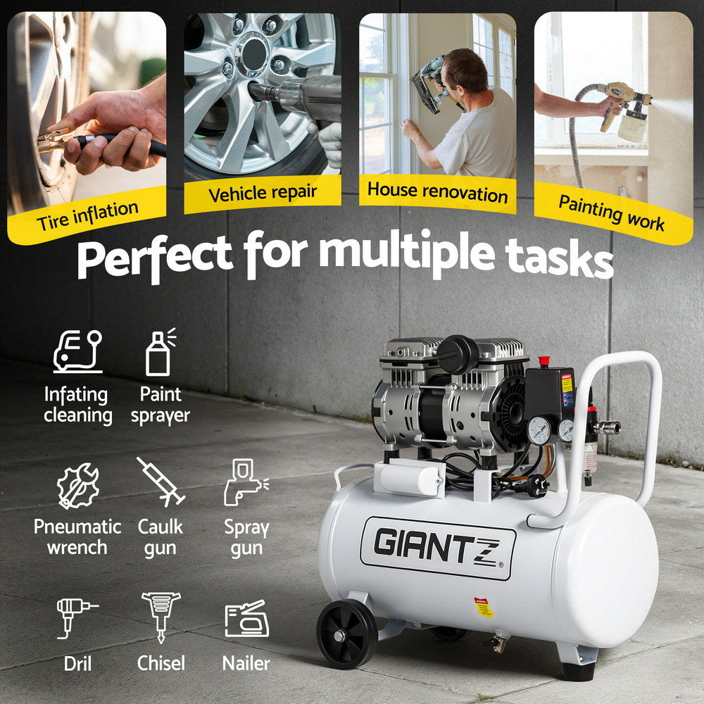 Giantz Air Compressor 30L - 0.75HP