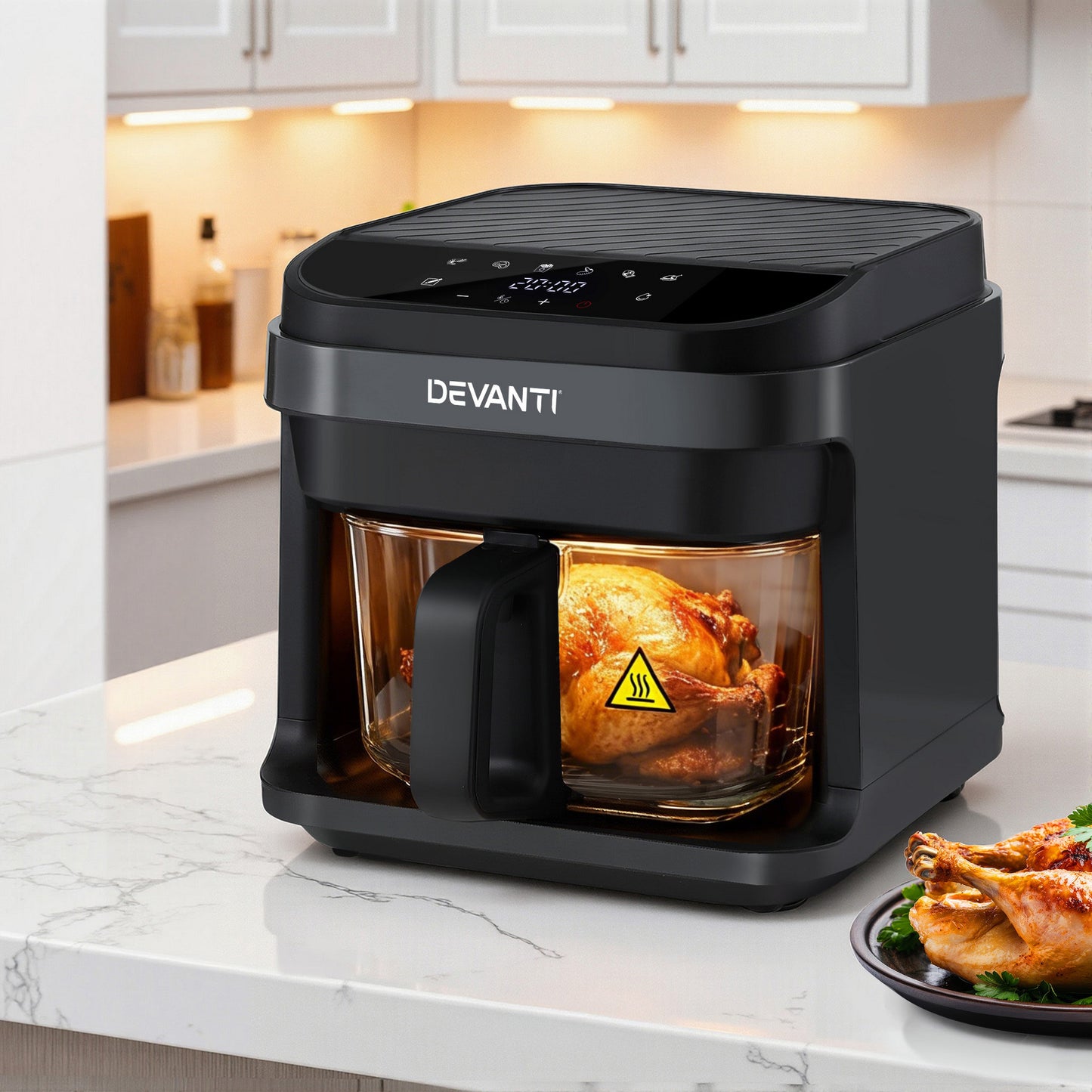 Devanti 5.5L Air Fryer 1200W - Black